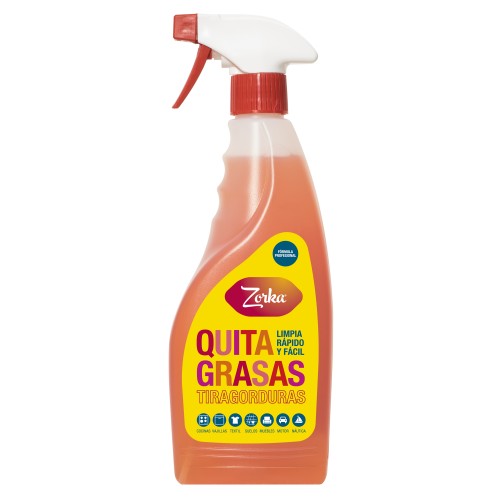 ZORKA QUITA GRASAS PISTOLA 750 ML C/12 LIMPIAGRASA